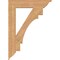 Ekena Millwork Merced Traditional Smooth Bracket, Western Red Cedar, 5 1/2"W x 32"D x 44"H BKT06X32X44MRC01SWR - alternate 4